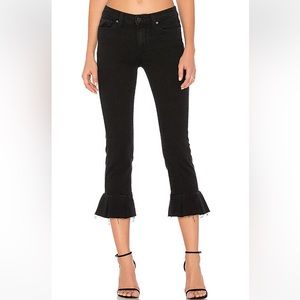 PAIGE Rafaela Pleated Cuff Flare High Rise Jeans
Size 27